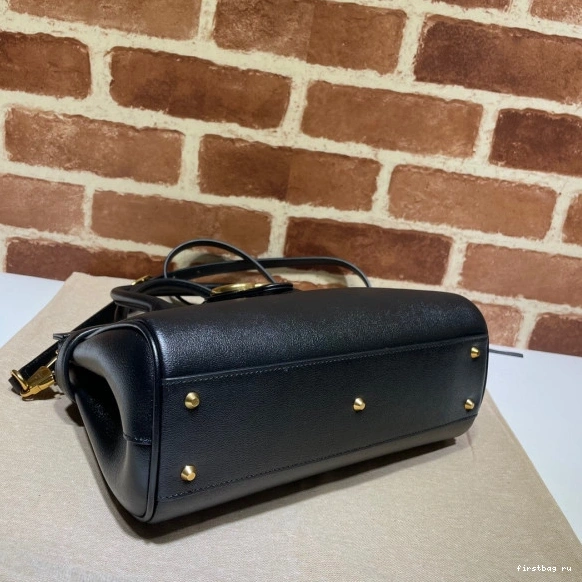 First bag ru G bag top Small with Double handle GUCCI 0802